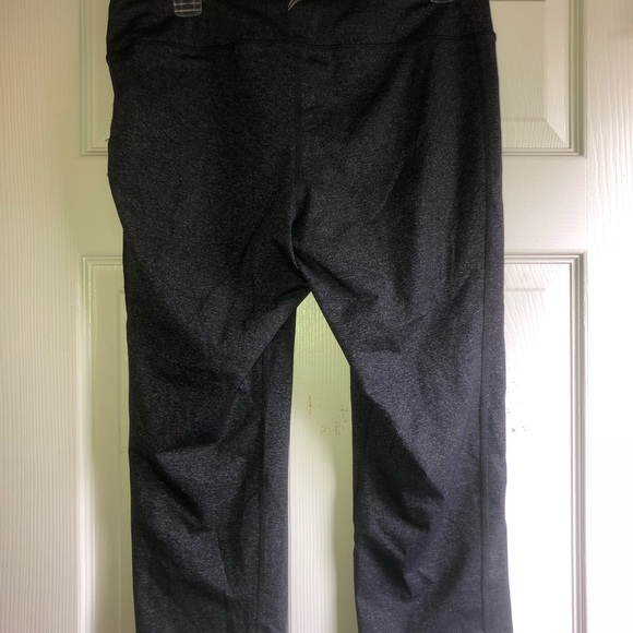 Dark grey cropped leggings - Picture 2 of 2